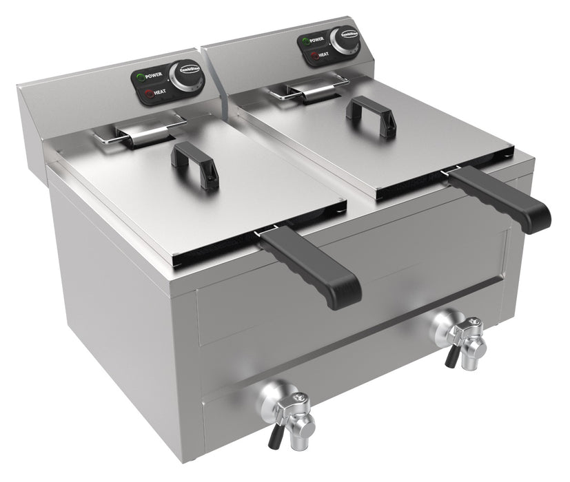 CombiSteel Elektro Tischfriteuse 2 × 8L 2 × 3Kw