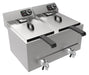 CombiSteel Elektro Tischfriteuse 2 × 8L 2 × 3Kw