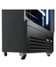 CombiSteel Kühlschrank 1 Glastür Schwarz Ceb-500R Bl