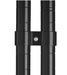 CombiSteel Satz Mit 2 Schwarze Halterungen Zum Verbinden Der Regale Für 7530.0025-0030-0035-0040