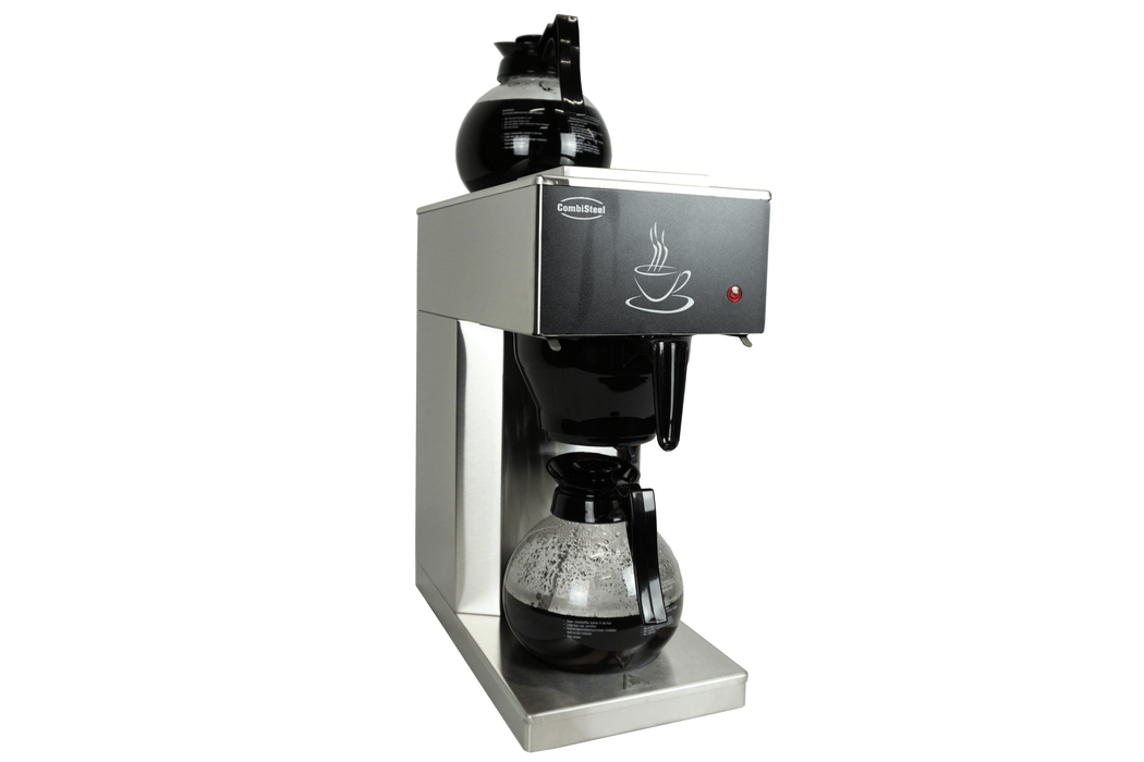 CombiSteel Kaffeemaschine Inkl. 2 Kaffeekanne Aus Glas 1.8L