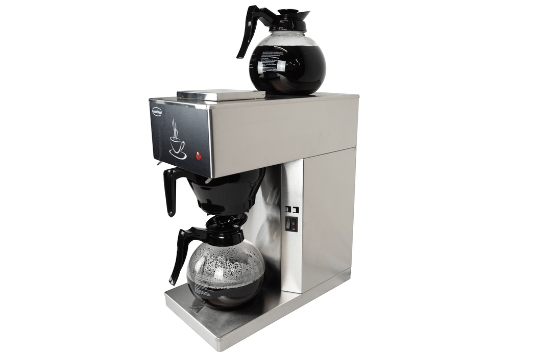 CombiSteel Kaffeemaschine Inkl. 2 Kaffeekanne Aus Glas 1.8L