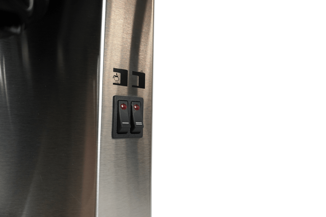 CombiSteel Kaffeemaschine Inkl. 2 Kaffeekanne Aus Glas 1.8L