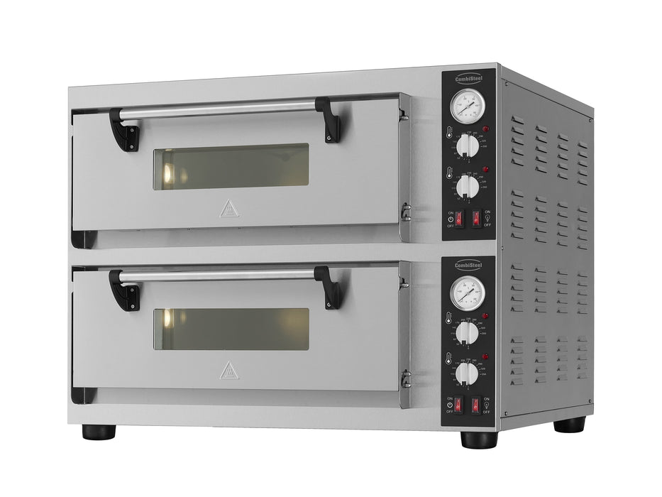 CombiSteel Elek. Pizzaöfen Doppelt 2 X 4 | 7548.0040