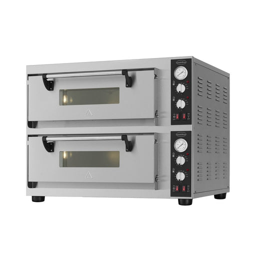 CombiSteel Elek. Pizzaöfen Doppelt 2 X 4 | 7548.0040