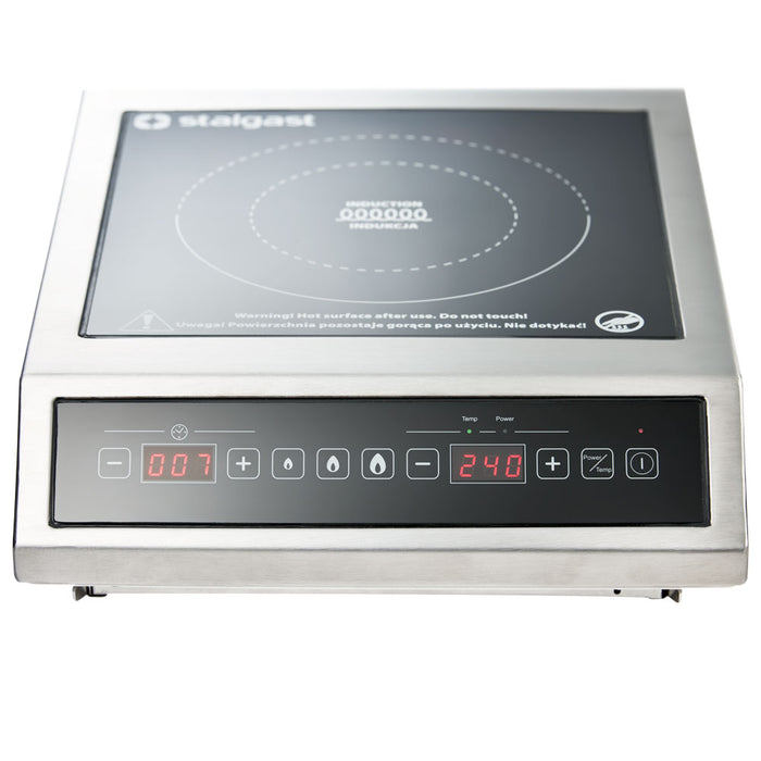 Induction cooker 3.5 kW, 230 volts, dimensions 330 x 425 x 100 mm (WxDxH)