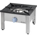 Stalgast Edelstahl Gas-Hockerkocher Top Power mit einem Brenner, 11kW, G30, 567x607x394 mm - ELB Gastro