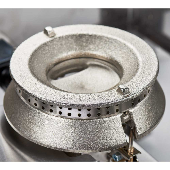 Stalgast Edelstahl Gas-Hockerkocher Top Power mit einem Brenner, 11kW, G30, 567x607x394 mm - ELB Gastro