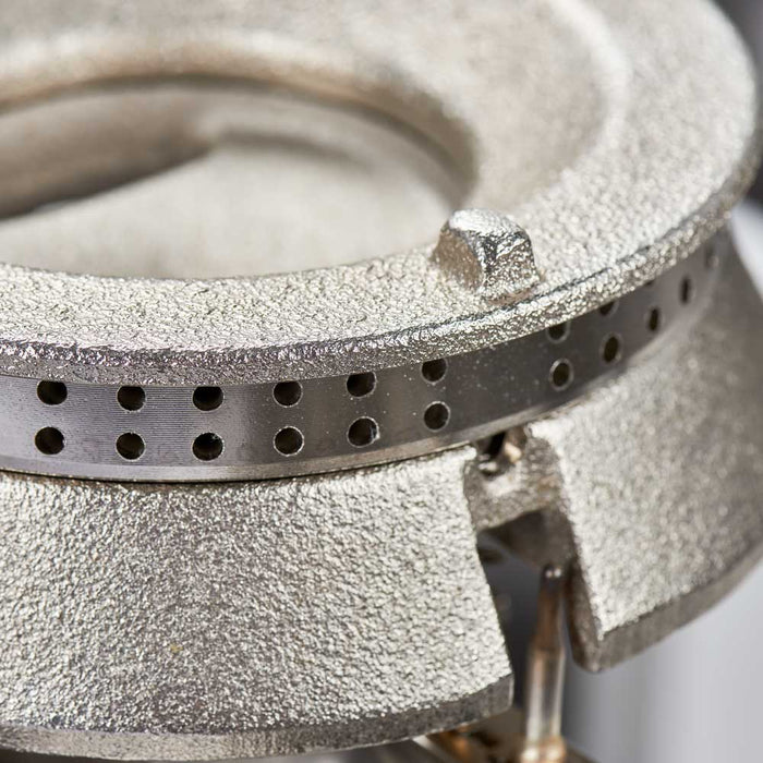 Stalgast Edelstahl Gas-Hockerkocher Top Power mit einem Brenner, 11kW, G30, 567x607x394 mm - ELB Gastro