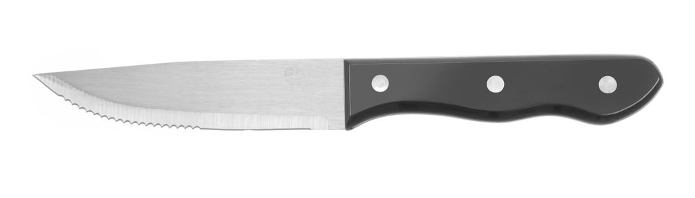 Steak-Messer XL - 6 Stk., HENDI, Profi Line, Schwarz, 6 Stk., (L)250mm