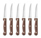 Steakmesser – 6 Stück, HENDI, Profi Line, Braun, 6 Stk., (L)210mm