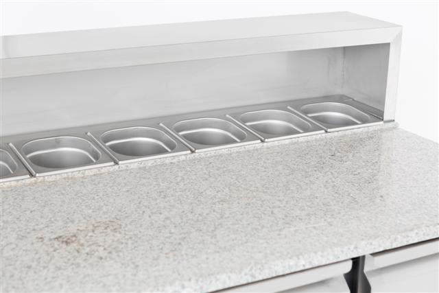CombiSteel Pizzatisch 3 Türen | 7950.0065