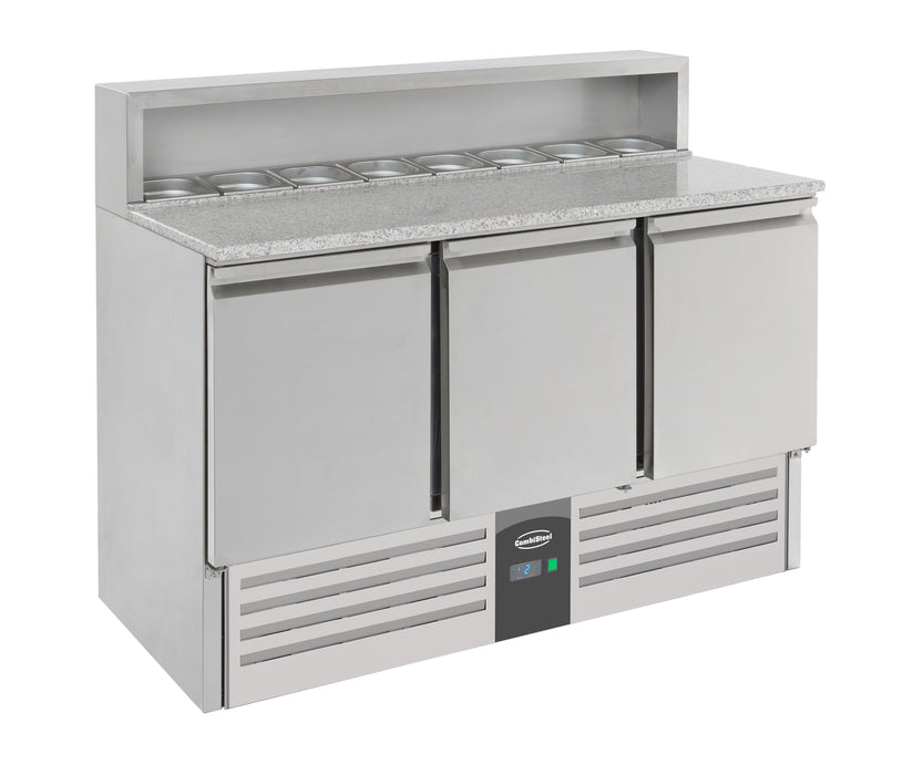 CombiSteel Pizzatisch 3 Türen | 7950.0065
