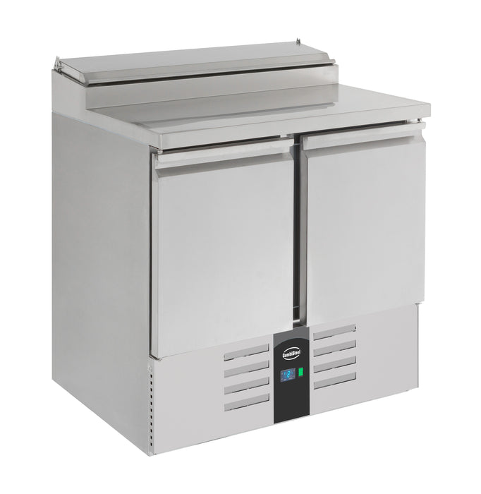 CombiSteel Saladette 2 Türen 5 × 1/6Gn Behälter