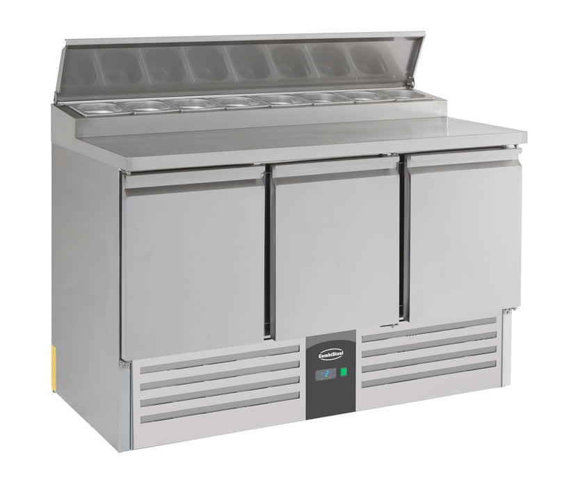 CombiSteel Kühlsaladette 3 Türen