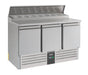 CombiSteel Kühlsaladette 3 Türen