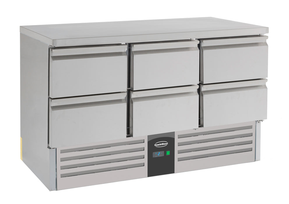 CombiSteel Kühltisch 6 Schubladen