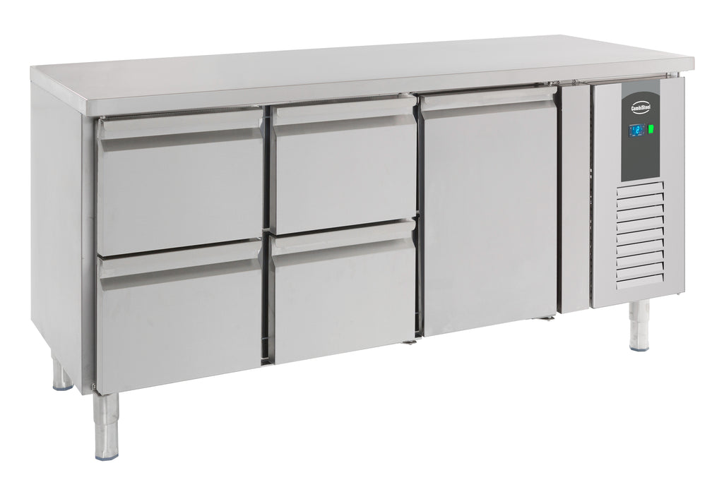 CombiSteel 700 Kühltisch 1 Tür Und 4 Schubladen