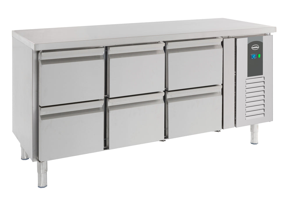CombiSteel 700 Kühltisch 6 Schubladen