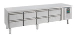 CombiSteel Kühltisch 650 Hoch 8 Schubladen