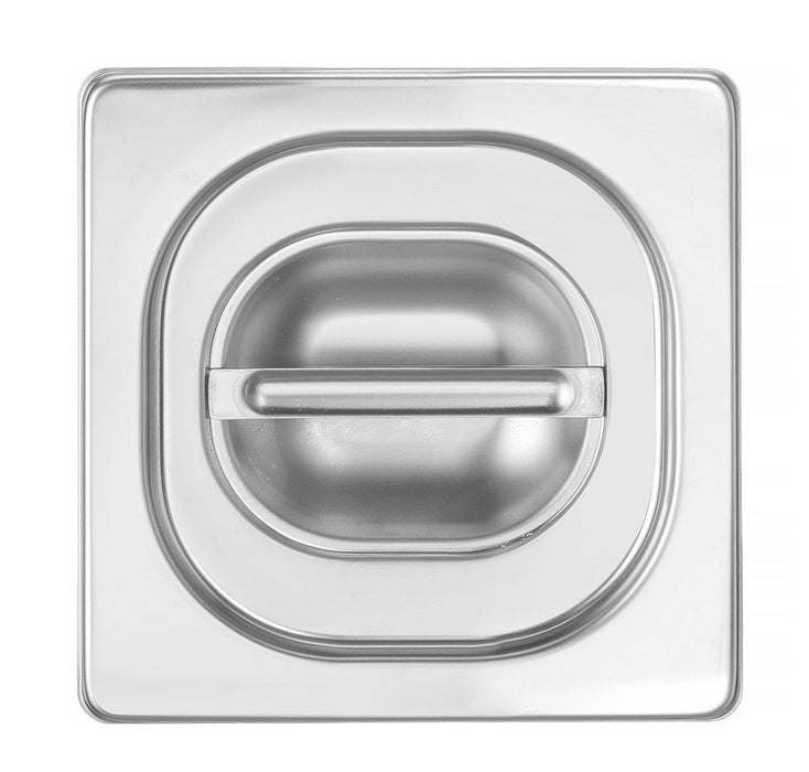 Gastronorm-Deckel mit Silikonrand, HENDI, Profi Line, GN 1/6, 176x162mm