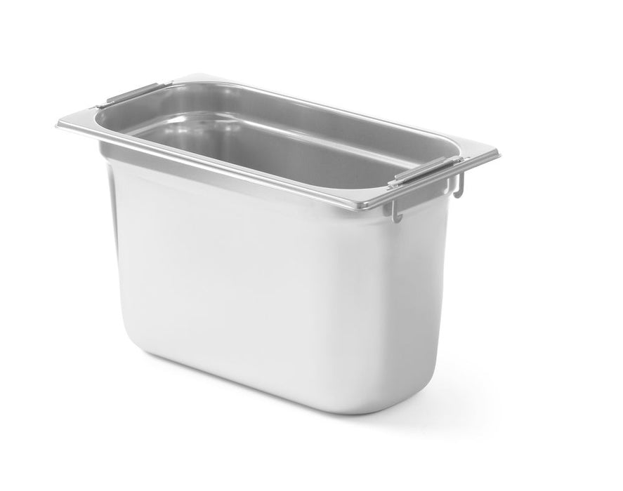 GN-Behälter mit einklappbaren Griffen, HENDI, Profi Line, GN 1/3, 7,8L, (H)200mm