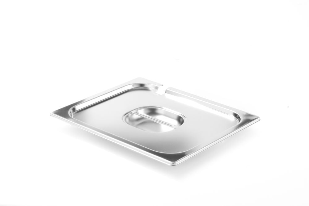 Gastronorm-Deckel mit Löffelaussparung, HENDI, Profi Line, GN 1/2, 265x325mm