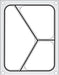 Matrize für Versiegelungsmaschine, HENDI, ein dreiteiliger Behälter (227x178 mm)
