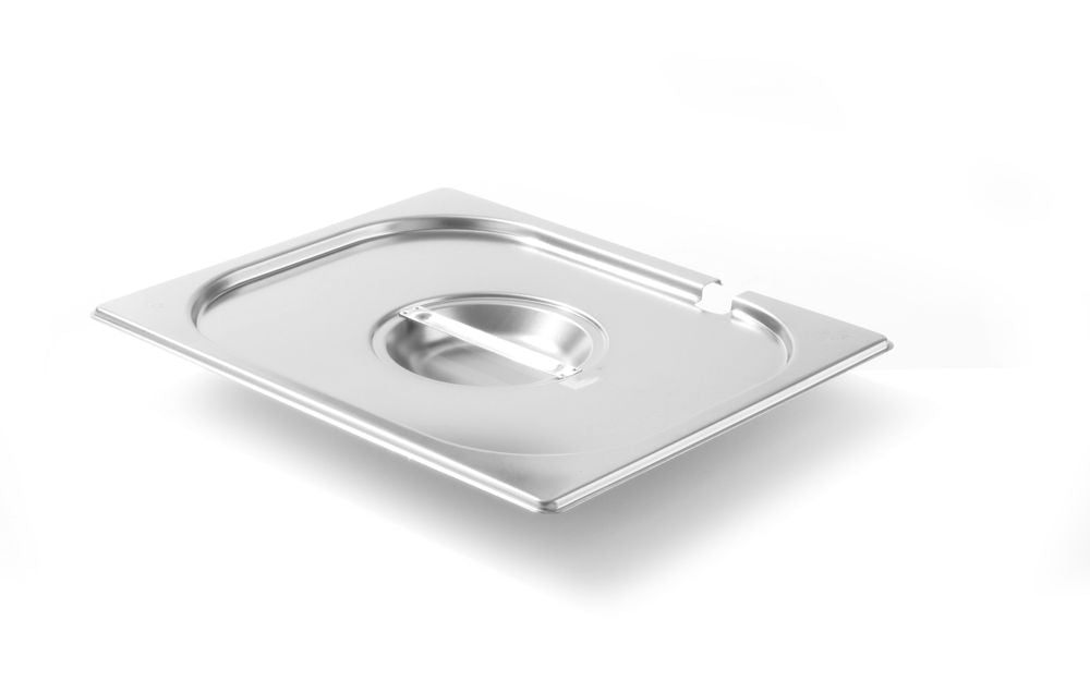Gastronorm-Deckel mit Löffelaussparung, HENDI, Kitchen Line, GN 1/2, 265x325mm