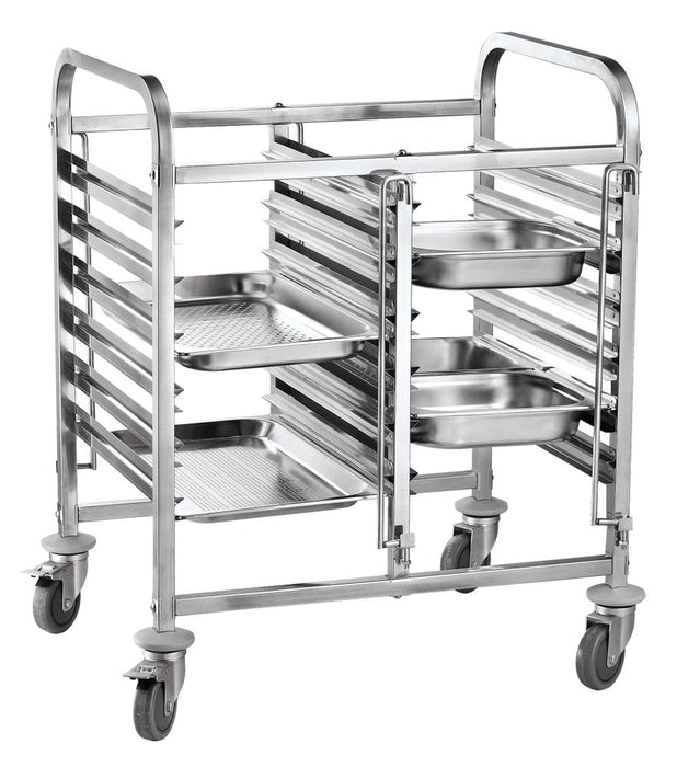 Transportwagen doppelt - 12xGN1/1, HENDI, 810x610x(H)960mm