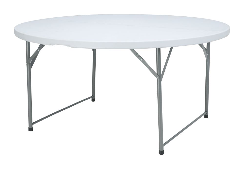 Buffettisch, rund, AmerBox, Weiß, ⌀1500x(H)740mm, Rund