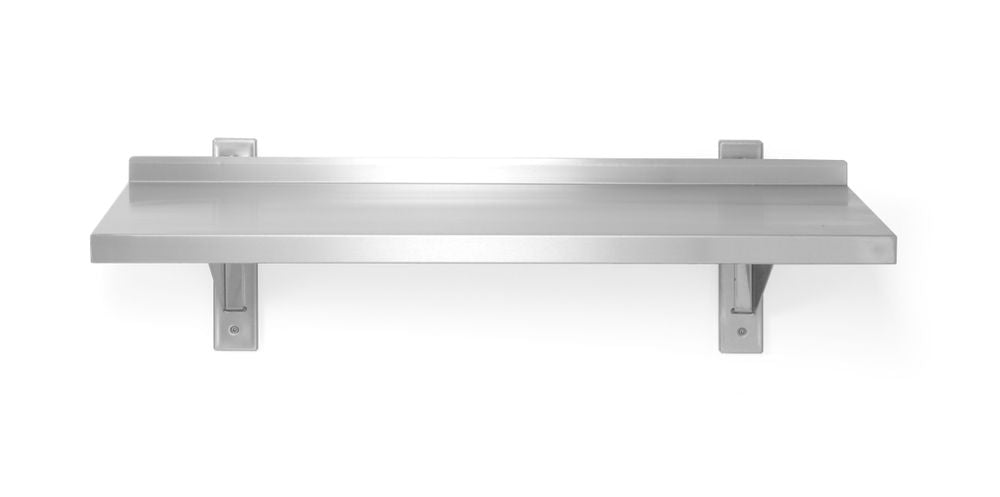 Wandablage einstellbar, einfach, mit 2 Halterungen, HENDI, 800x300x(H)600mm