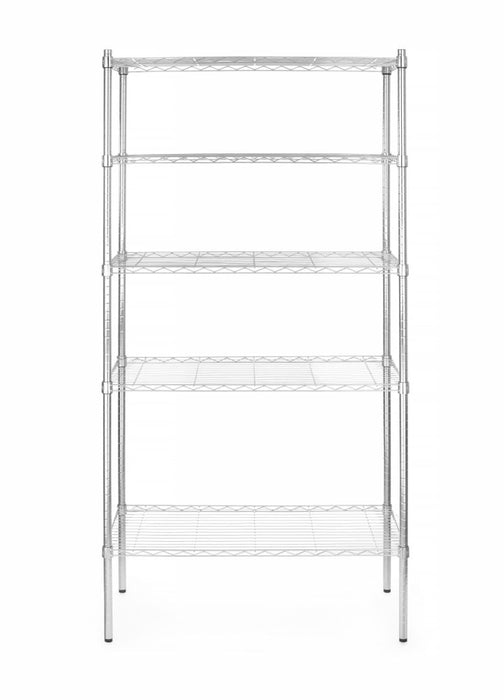 Lagerregal mit 5 Fächern, HENDI, Chrom, 910x455x(H)1830mm