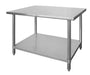 Zentraler Arbeitstisch, HENDI, Budget Line, 1200x600x(H)850mm