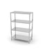 Lagerregal mit 4 Regalen – verschraubt, HENDI, Kitchen Line, 1000x400x(H)1800mm