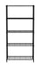 Lagerregal mit 5 Fächern, HENDI, Schwarz, 910x455x(H)1830mm