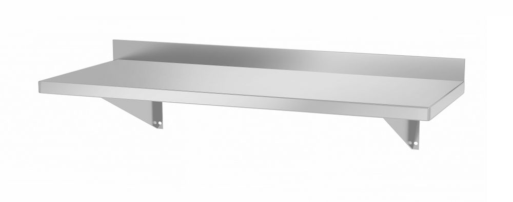 Wandablage, mit 2 Halterungen, HENDI, 800x300x(H)250mm