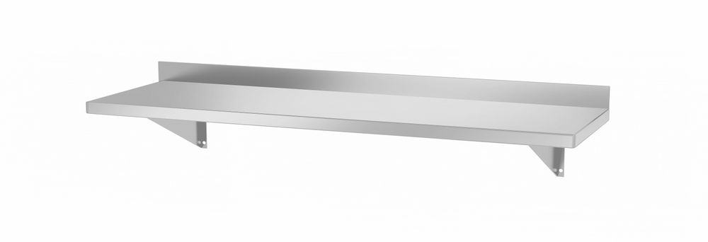Wandablage, mit 2 Halterungen, HENDI, 1000x300x(H)250mm