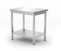 Mitteltisch mit Ablage – verschraubt, Tiefe 600 mm, HENDI, Kitchen Line, 800x600x(H)850mm