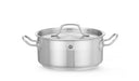 Kochtopf, niedrig - mit Deckel, HENDI, Profi Line, 2,8L, ⌀200x(H)90mm