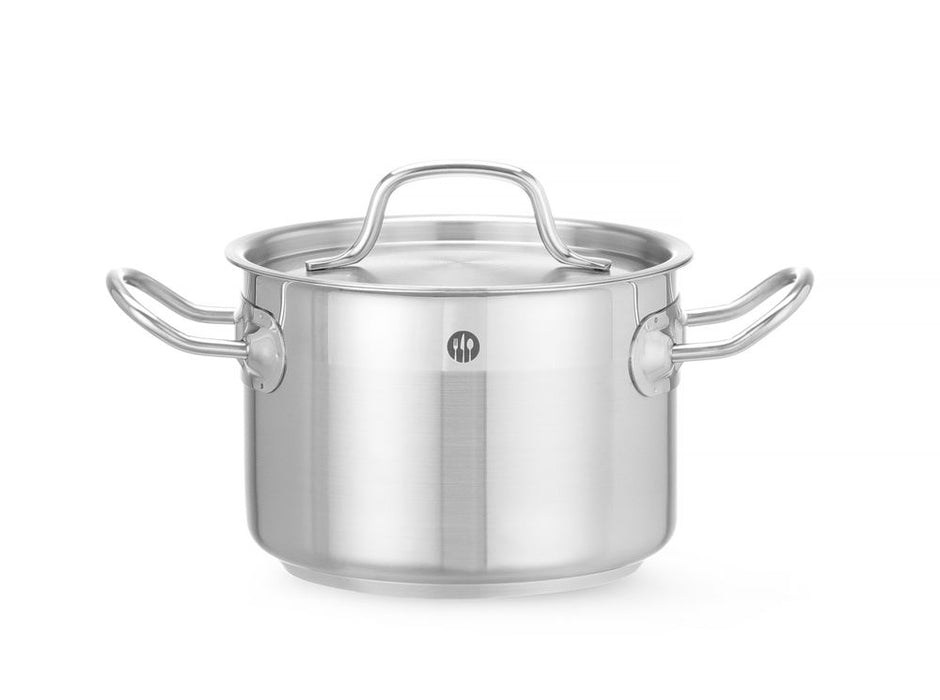 Kochtopf, mittel - mit Deckel, HENDI, Profi Line, 2,1L, ⌀160x(H)110mm