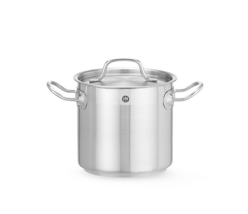 Schmortopf hoch - mit Deckel, HENDI, Profi Line, 3L, ⌀160x(H)150mm