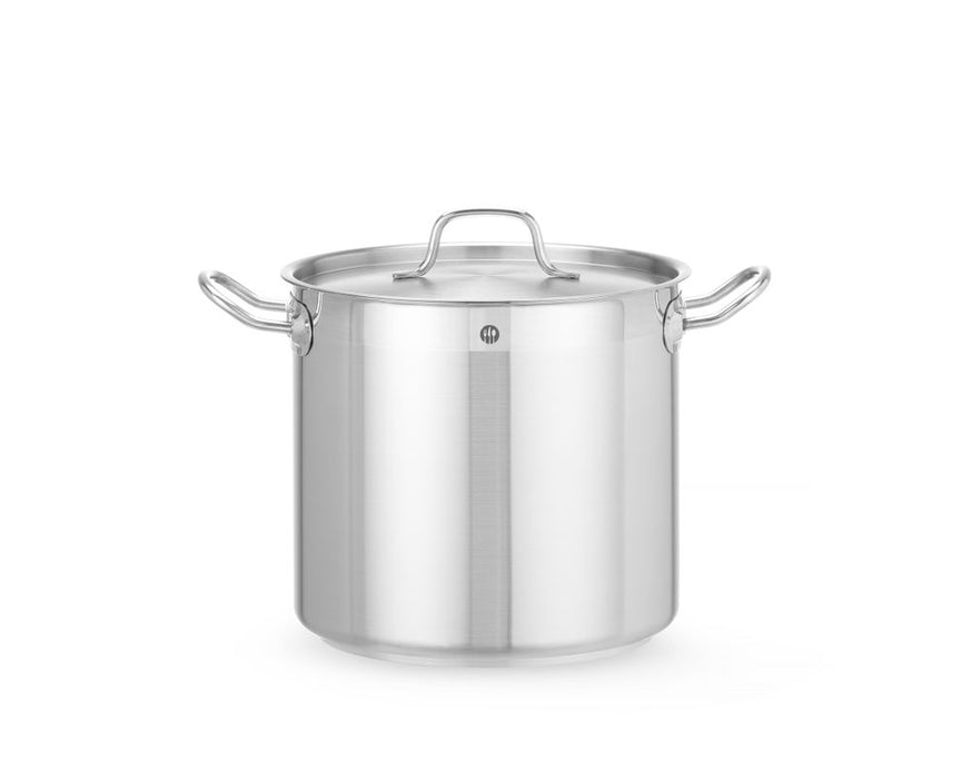 Schmortopf hoch - mit Deckel, HENDI, Profi Line, 9,8L, ⌀240x(H)220mm