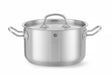 Kochtopf, mittel - mit Deckel, HENDI, Kitchen Line, 3,5L, ⌀200x(H)115mm