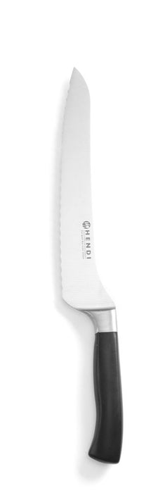 Brotmesser, HENDI, Profi Line, angehoben, Schwarz, (L)350mm