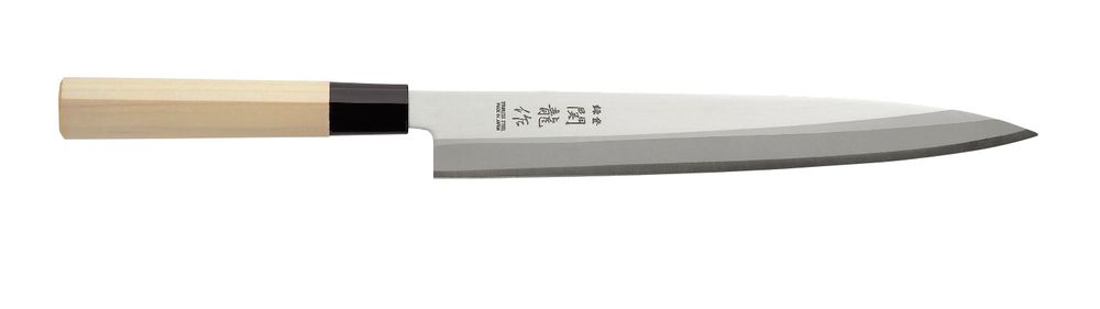 Japanisches Messer Sashimi, HENDI, Holz hell, (L)375mm