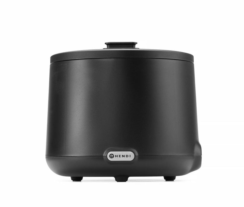 Suppenkessel UNIQ, HENDI, designed by Robert Bronwasser, 8L, Schwarz, 230V/500W, ⌀365x(H)325mm