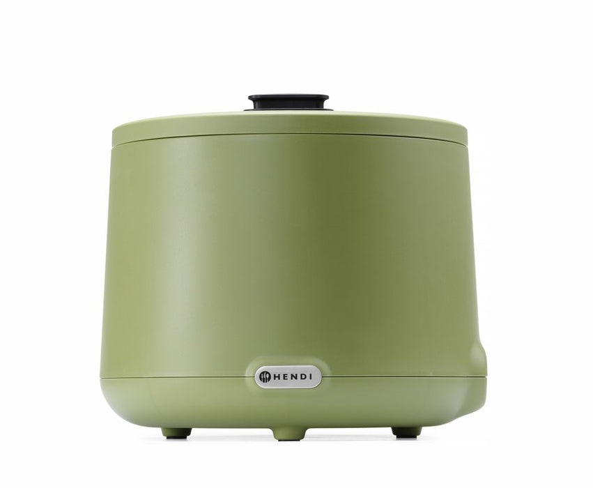 Suppenkessel UNIQ, HENDI, designed by Robert Bronwasser, 8L, Grün, 230V/500W, ⌀365x(H)325mm
