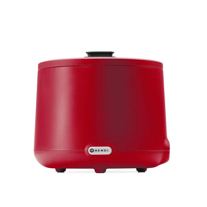 Suppenkessel UNIQ, HENDI, designed by Robert Bronwasser, 8L, Rot, 230V/500W, ⌀365x(H)325mm