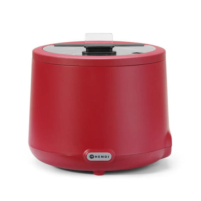 Suppenkessel UNIQ, HENDI, designed by Robert Bronwasser, 8L, Rot, 230V/500W, ⌀365x(H)325mm